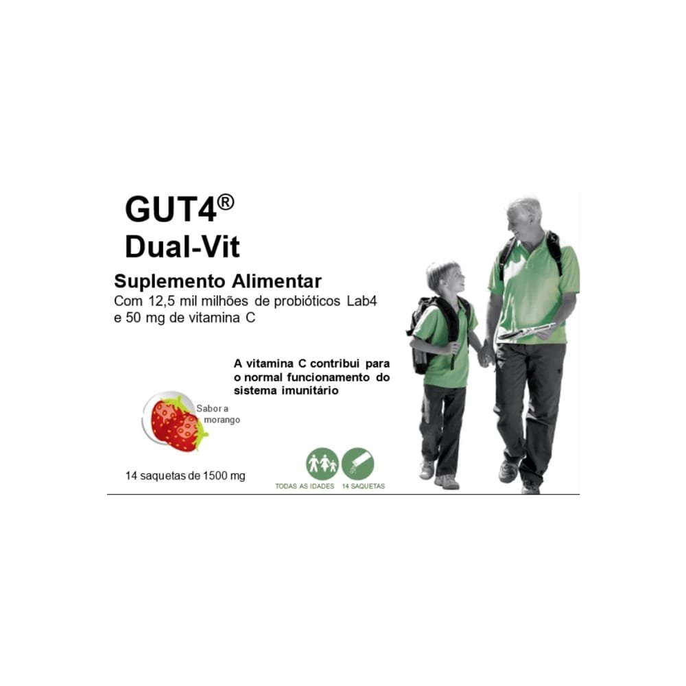 7481507 GUT4 Dual-Vit – 14 Saquetas GUT4 Dual-Vit - 14 Saquetas - Image 1
