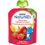 Naturnes Maçã Banana Morango 8M+