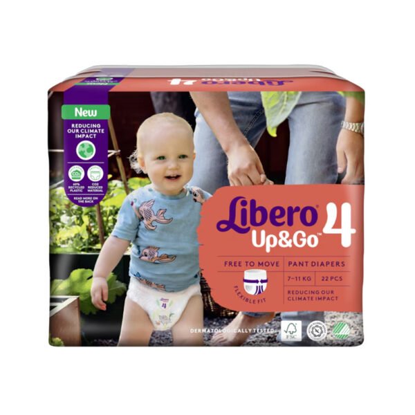 Libero Up&Go Fralda T4 7-11kg 22un