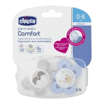 Chicco Chupeta Physio Comfort Boy 0-6m - 2 Unidades