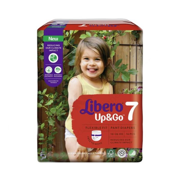 libero Up&Go Fralda T7 16-26kg 16un