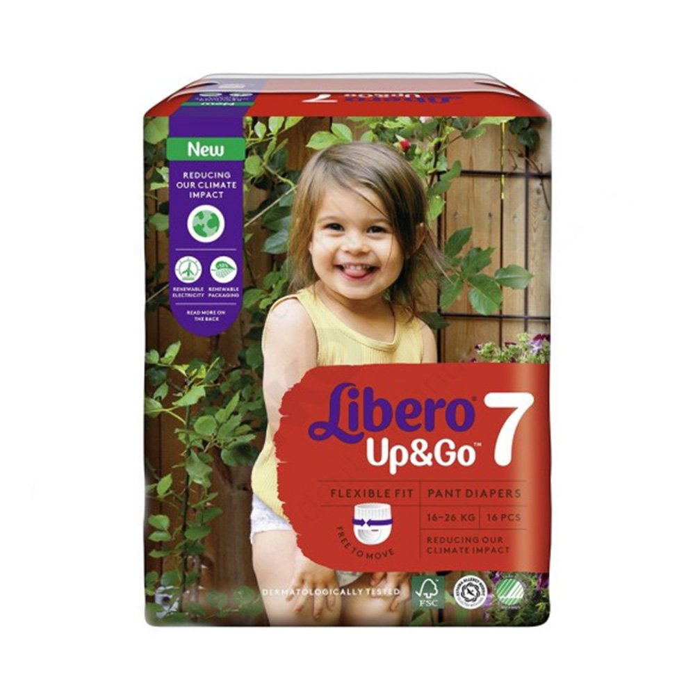6175810 Libero Up&Go Fralda T7 16-26kg 16un libero Up&Go Fralda T7 16-26kg 16un