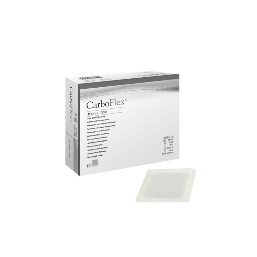 6751628 Carboflex 10x10cm 10un Penso Carvão Ativado Carboflex 10 Unidades - Image 1