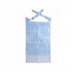 Babete Descartável em Papel+Pe C/Bolsa 100un