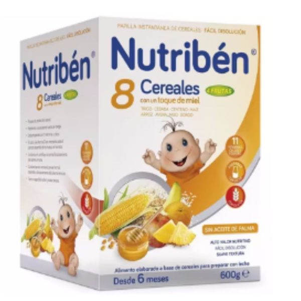 Nutriben Farinhas 8 Cereais Mel La 2 X 300g