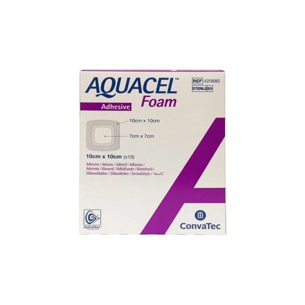 Aquacel Foam Penso Aderente 10x10cm 10un