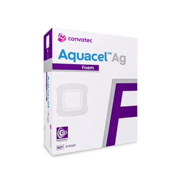 Aquacel Ag Foam Penso Aderente 10x10cm 10un