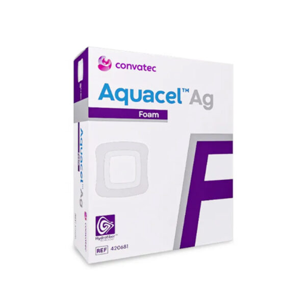 Aquacel Ag Foam Penso Aderente 12.5×12.5cm 10un