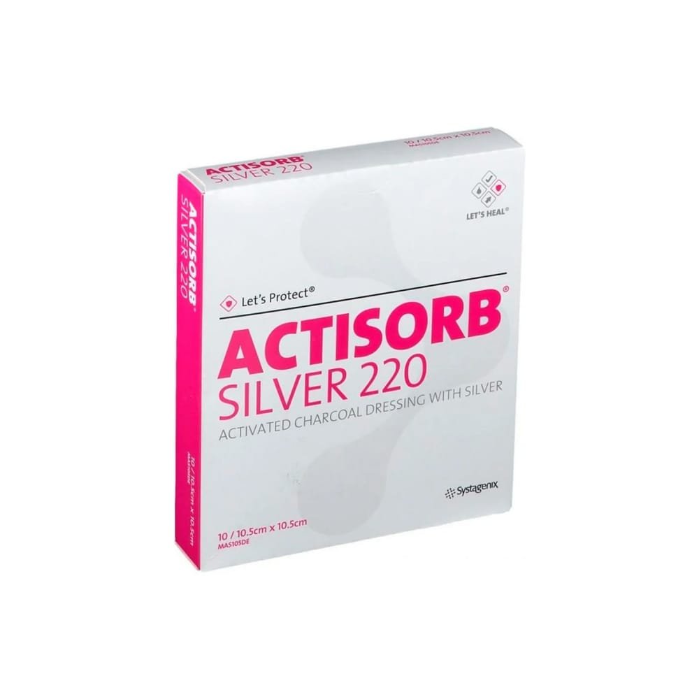 6798637 Actisorb Silver Penso Carvão 10,5x10,5cm 10un Actisorb Silver Penso Carvão 10,5x10,5cm 10un