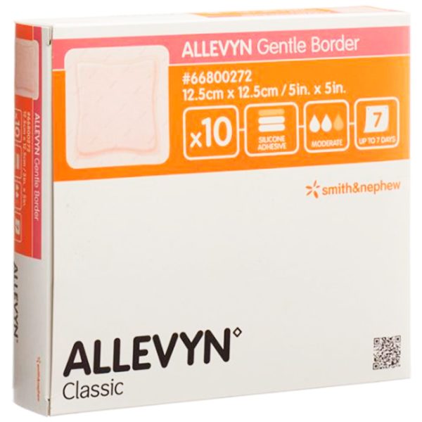 Allevyn Gentle B Penso 12,5 X12,5 Cm X 10 penso