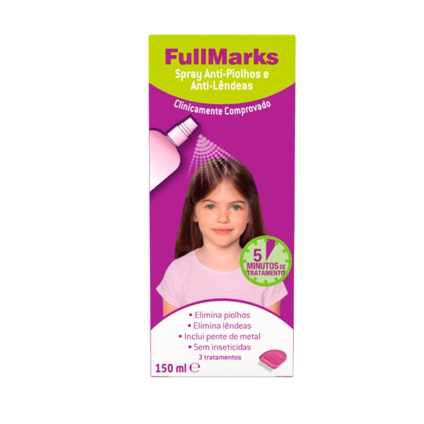 Fullmarks Spray Anti-Piolhos/Lendeas - 150ml