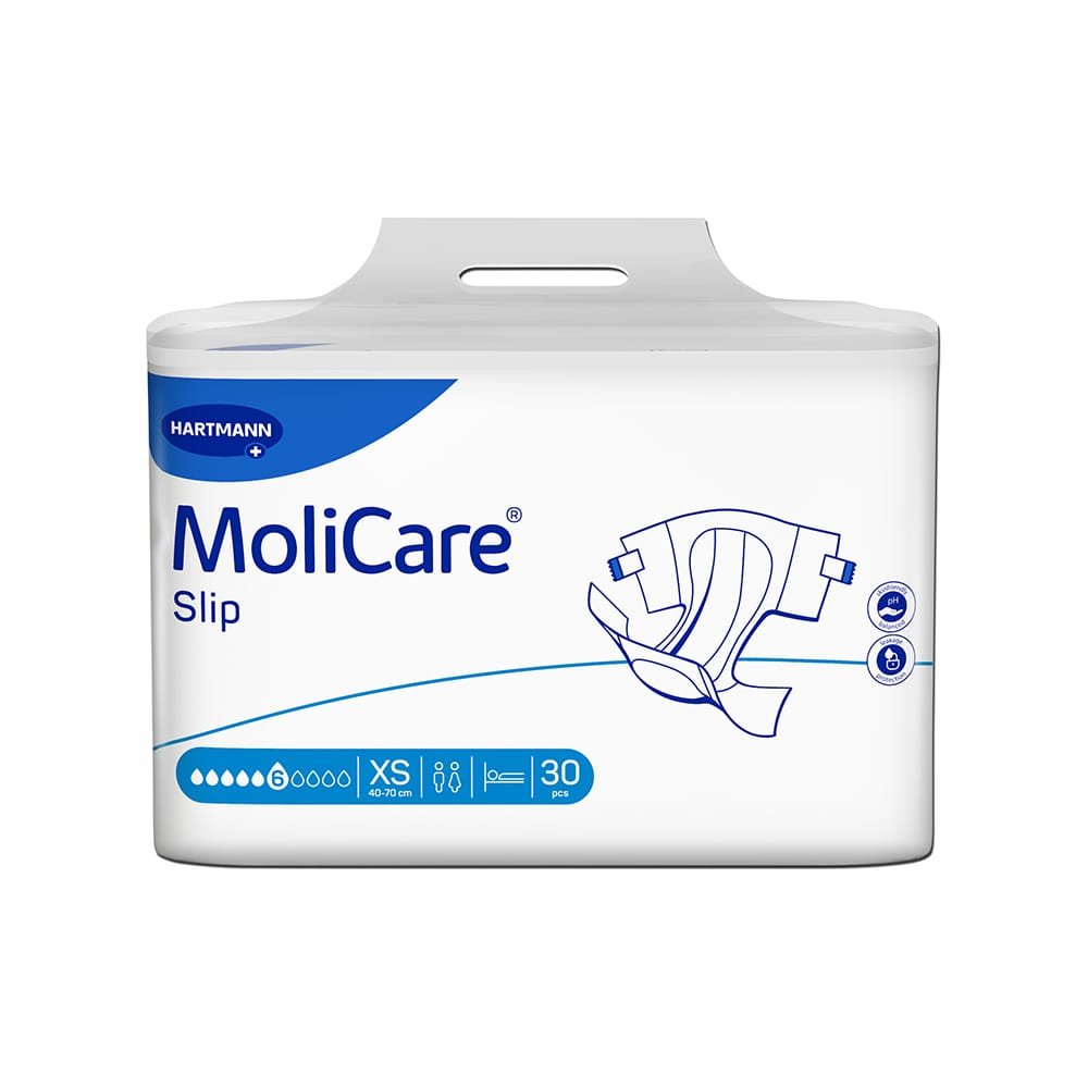 7265447 Molicare Slip XS 30 fraldas 01 Molicare Slip XS 30 fraldas