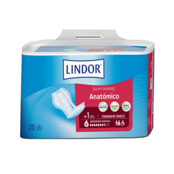 Lindor Anatómico Maxi 8 gotas 20 Pensos