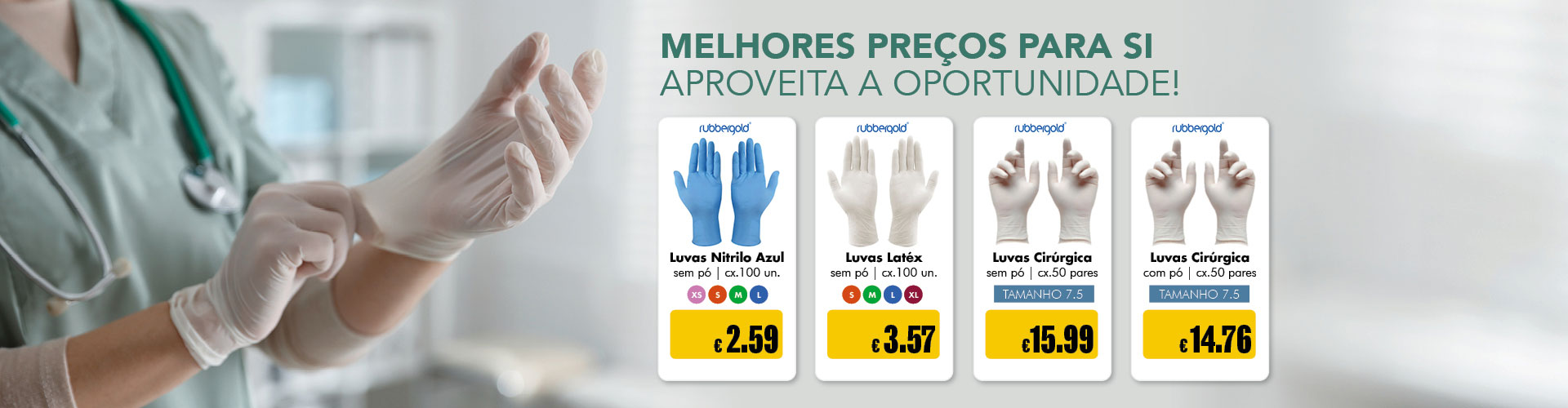 luvas descartaveis