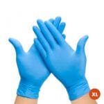 Luvas Nitrilo Azul S/Pó Tam. XL 100un