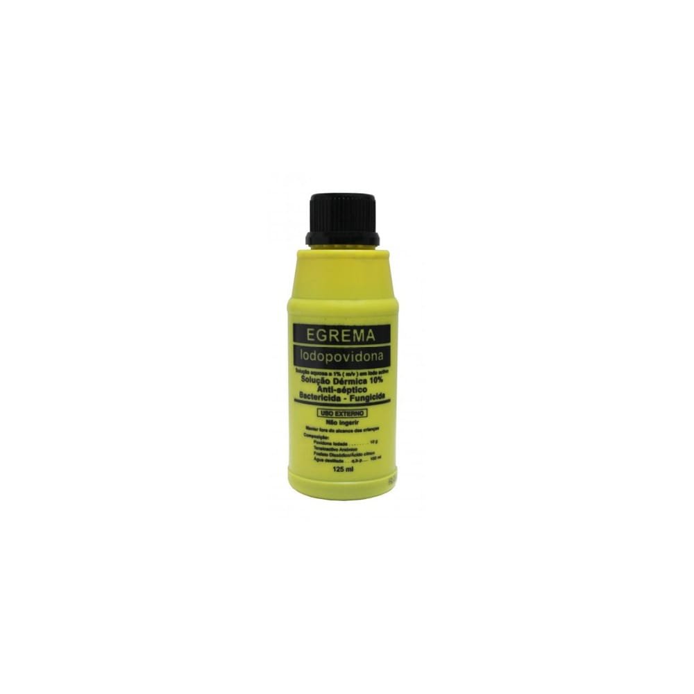 Iodopovidona Solução Dérmica 125ml Iodopovidona Solução Dérmica 125ml