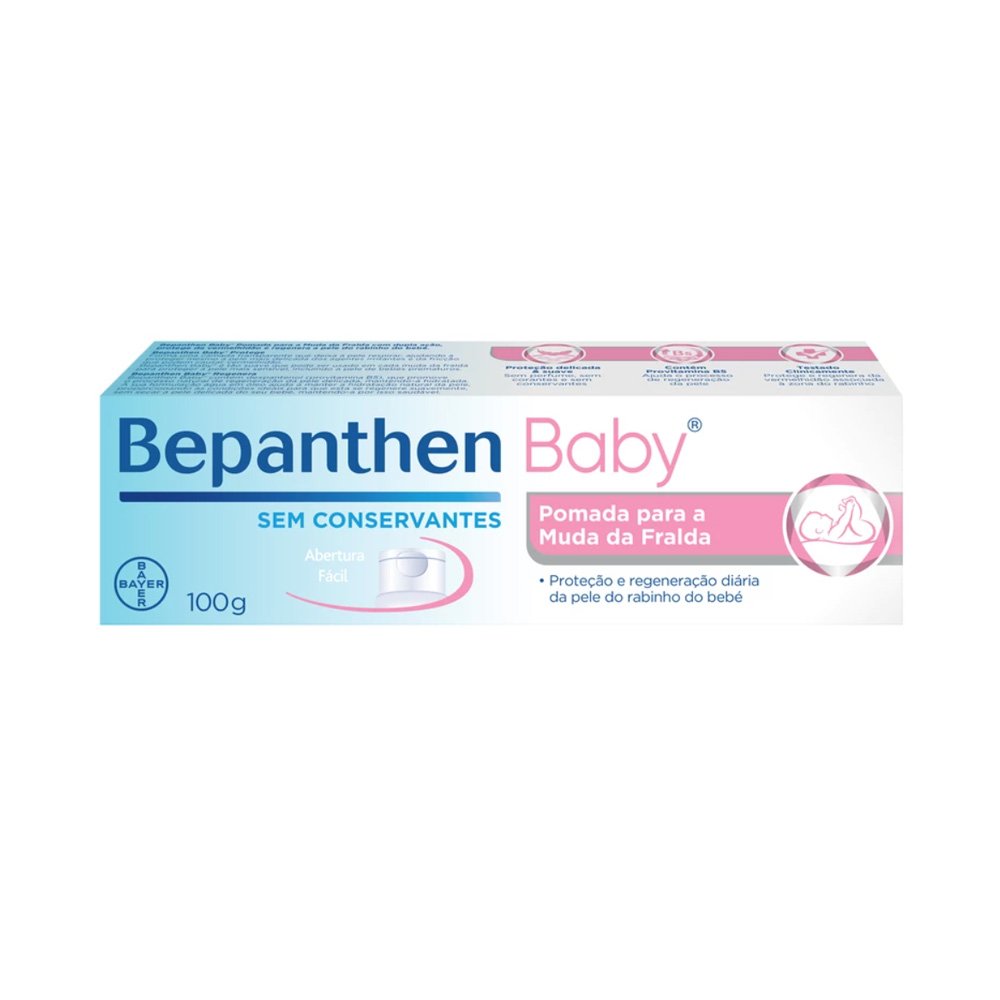 6081216 Bepanthen Baby Pda Muda Fralda 100g Bepanthen Baby Pda Muda Fralda 100g