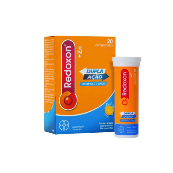 Redoxon Zn 20 Comprimidos Efervescentes Laranja