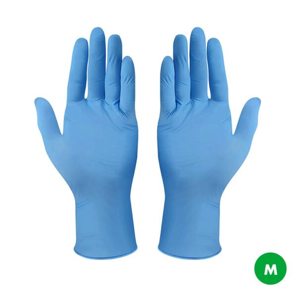 Luvas Nitrilo Azul S/Po Tam. M 100un
