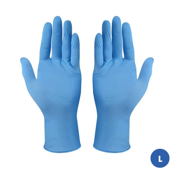 Luvas Nitrilo Azul S/Po Tam. L 100un