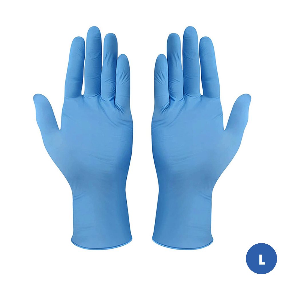 1019257 Luvas Nitrilo Azul L Luvas Nitrilo Azul S/Po Tam. L 100un