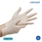 Rubbergold Luva Látex com Pó L 01