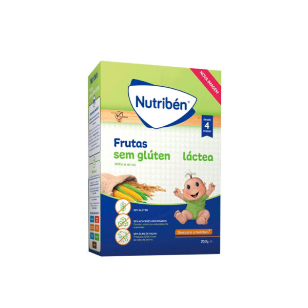 Nutriben Farinhas Frutas Láctea 250g