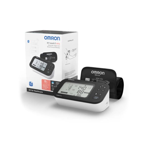Omron Medidor de Tensão Arterial Digital M7 Intelli Afib HEM-7380T1-EBK