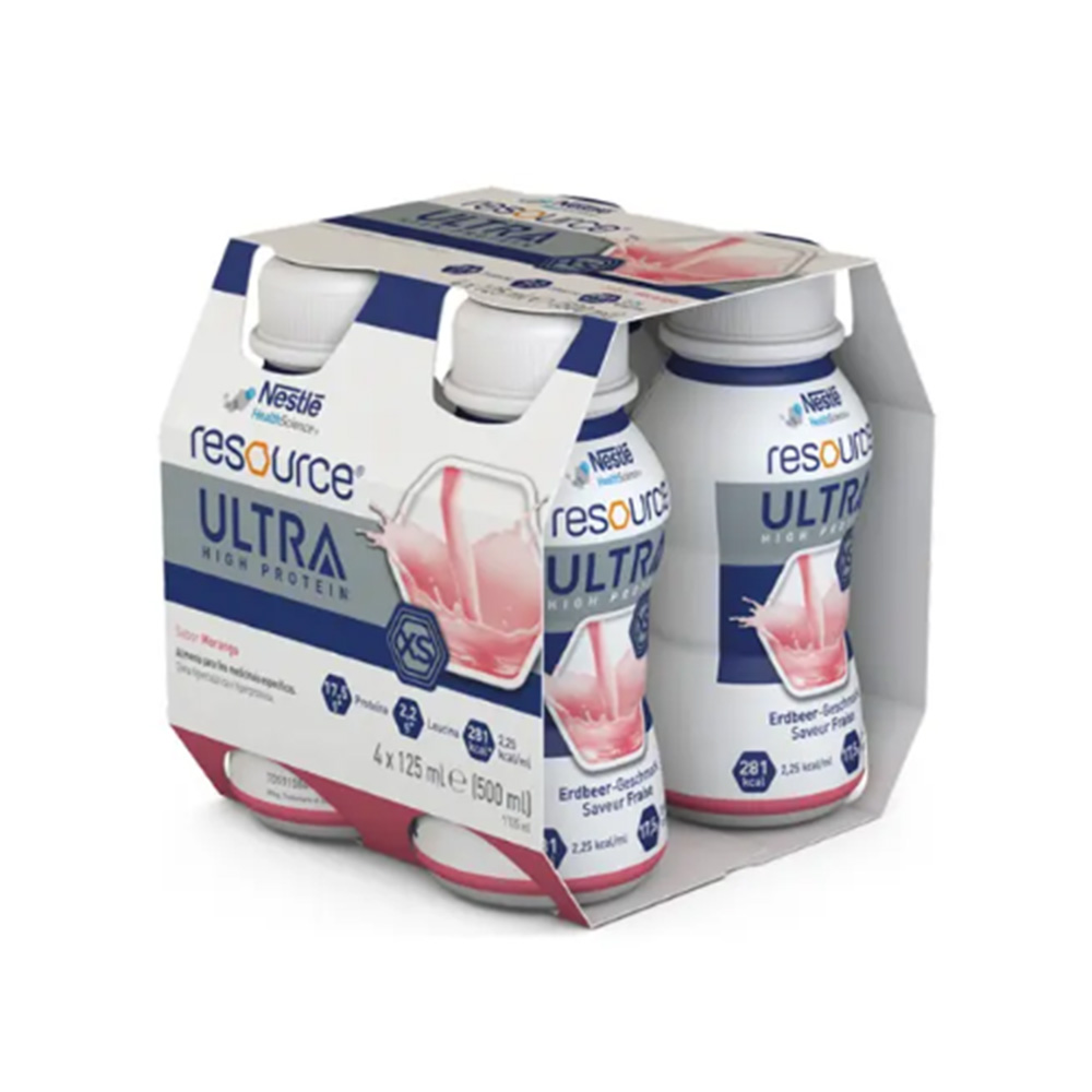 6350595 Resource Ultra Solução Morango 4x125ml Resource Ultra Solução Morango 4x125ml