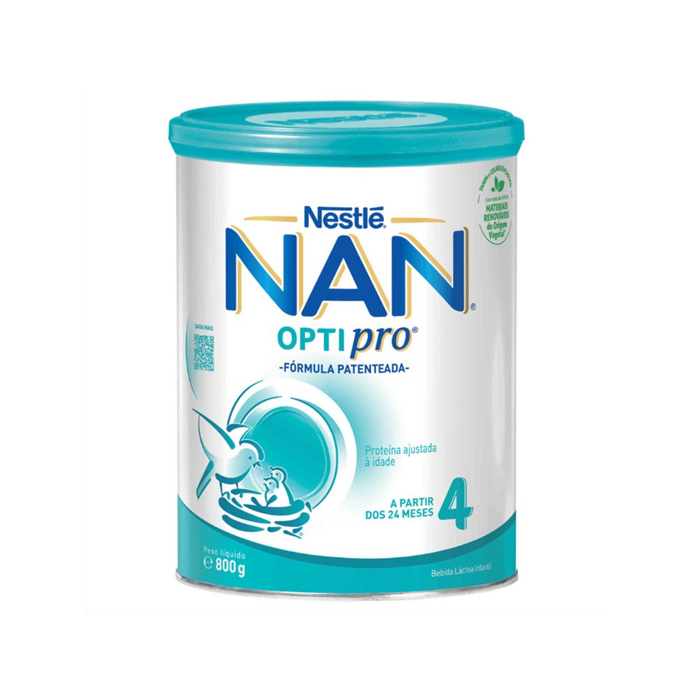 7248393 NAN Optipro 4 Leite Crescimento 24M+ 800g NAN Optipro 4 Leite Crescimento 24M+ 800g